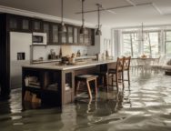 water kitchen flood